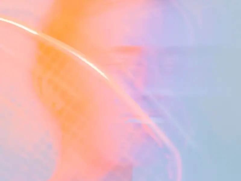Pink, orange and lavender light trails